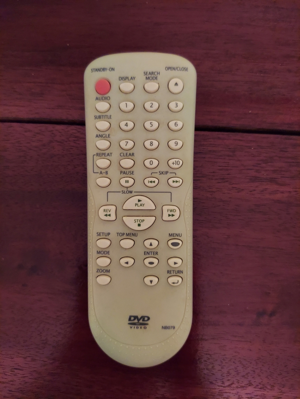 Universal DVD Remote - Cream